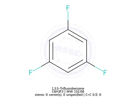Chemical structure of 1,3,5-Trifluorobenzene