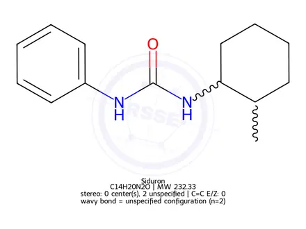 Chemical structure of Siduron