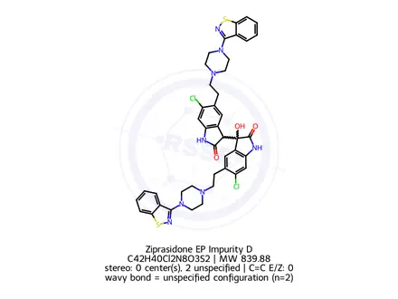 Chemical structure of Ziprasidone EP Impurity D