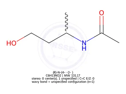 Chemical structure of (R)-N-(4-hydroxybutan-2-yl)acetamide