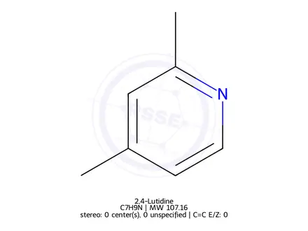 Chemical structure of 2,4-Lutidine