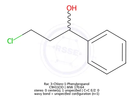 Chemical structure of 3-Chloro-1-phenyl-1-propanol
