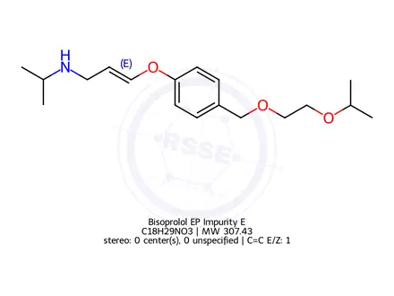 Chemical structure of Bisoprolol EP Impurity E