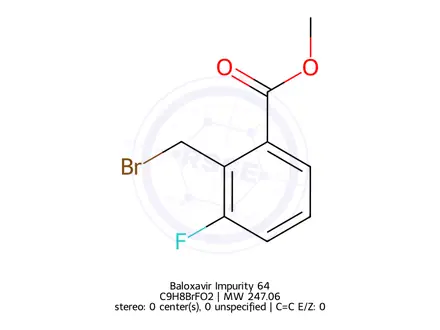 Chemical structure of Baloxavir Impurity 64