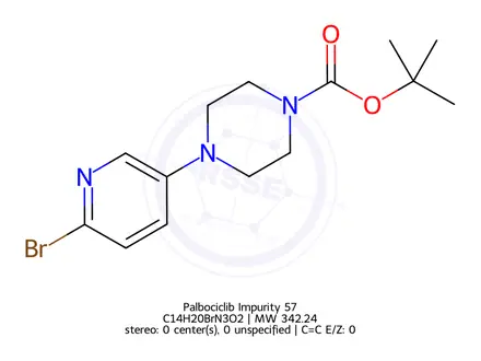 Chemical structure of Palbociclib Impurity 57