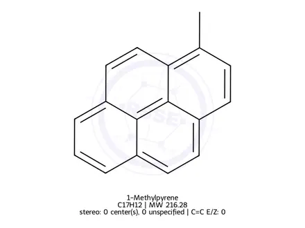 Chemical structure of 1-Methylpyrene