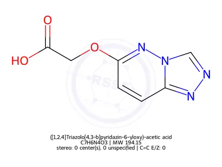 Chemical structure of ([1,2,4]Triazolo[4,3-b]pyridazin-6-yloxy)-acetic acid