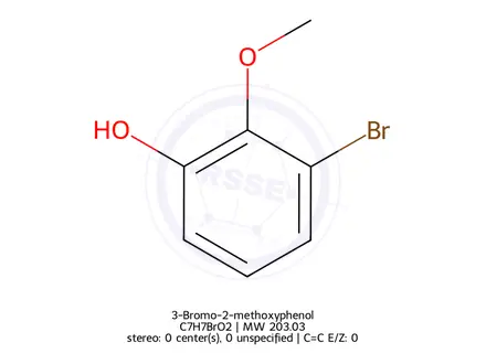 Chemical structure of 3-Bromo-2-methoxyphenol