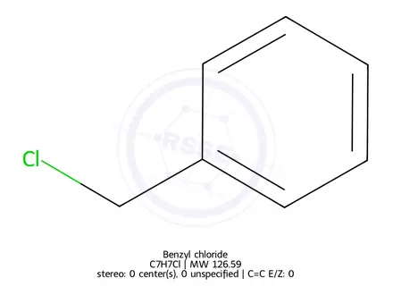 Chemical structure of Benzyl chloride