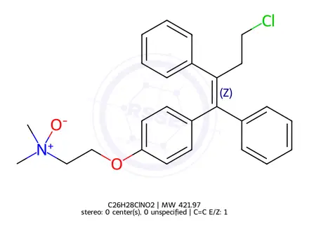 Chemical structure of Toremifene N-Oxide