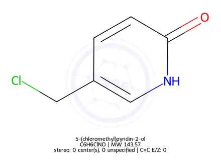 Chemical structure of 5-(chloromethyl)pyridin-2-ol