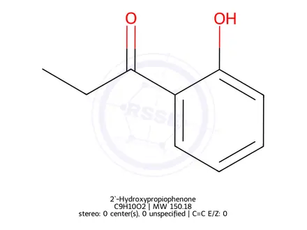Chemical structure of 2`-Hydroxypropiophenone