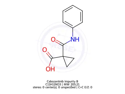Chemical structure of Cabozantinib Impurity B