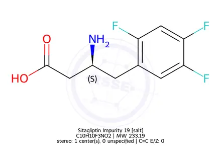 Chemical structure of Sitagliptin Impurity 19