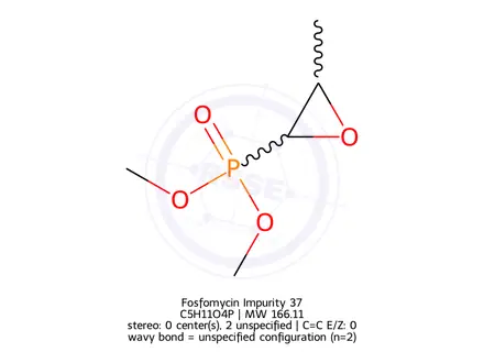 Chemical structure of Fosfomycin Impurity 37