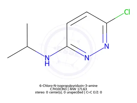 Chemical structure of 6-Chloro-N-isopropylpyridazin-3-amine