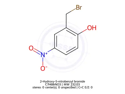 Chemical structure of 2-Hydroxy-5-nitrobenzyl bromide