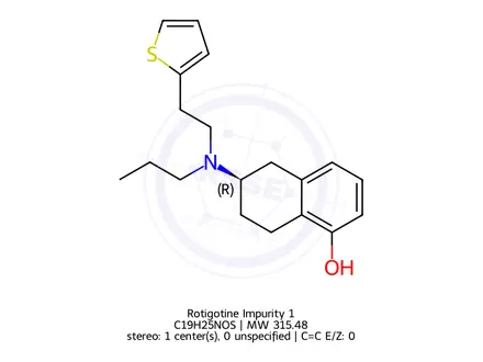 Chemical structure of Rotigotine Impurity 1