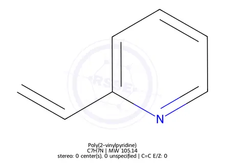 Chemical structure of Poly(2-vinylpyridine)