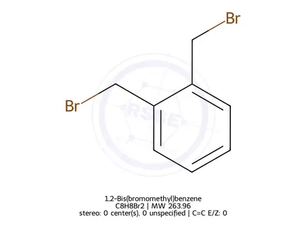 Chemical structure of 1,2-bis(bromomethyl)benzene