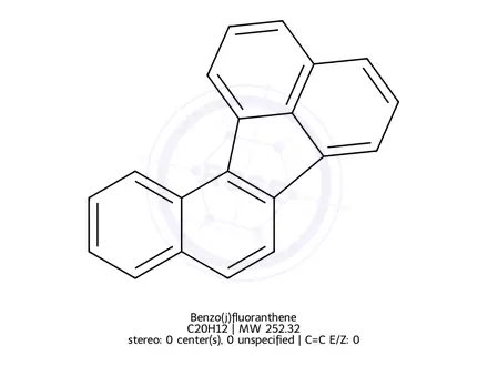 Chemical structure of Benzo(j)fluoranthene