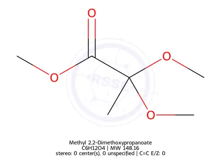 Chemical structure of Methyl 2,2-Dimethoxypropanoate