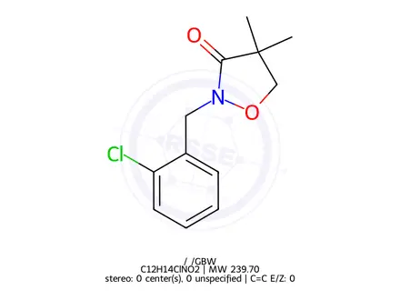Chemical structure of Clomazon