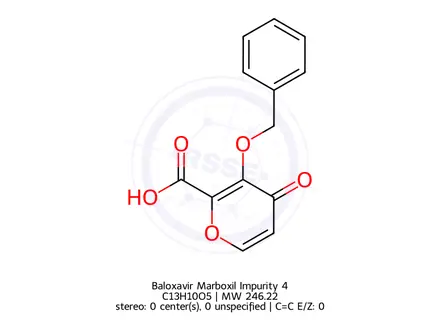 Chemical structure of Baloxavir Marboxil Impurity 4