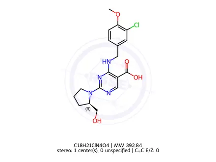 Chemical structure of Avanafil Impurity 14