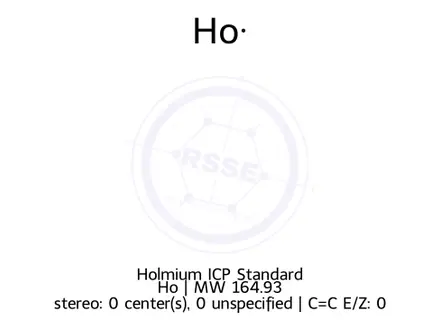 Chemical structure of Holmium ICP Standard