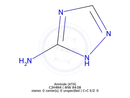 Chemical structure of Amitrole (ATA)