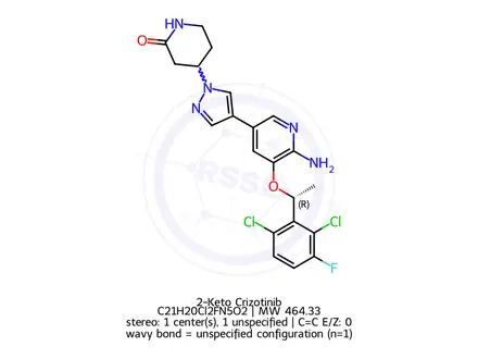 Chemical structure of 2-Keto Crizotinib