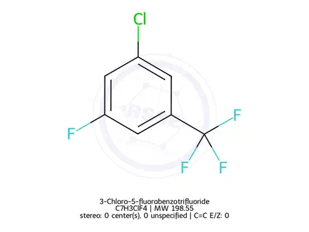 Chemical structure of 3-Chloro-5-fluorobenzotrifluoride