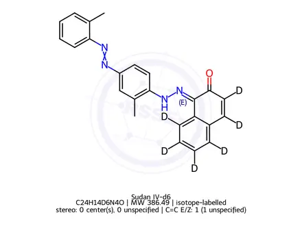 Chemical structure of Sudan IV D6
