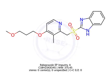 Chemical structure of Rabeprazole EP Impurity A