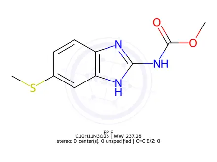 Chemical structure of Albendazole EP Impurity F