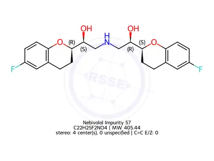 Chemical structure of Nebivolol Impurity 57