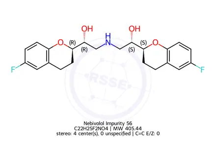 Chemical structure of Nebivolol Impurity 56