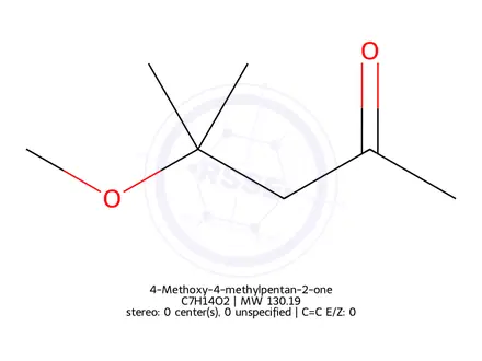 Chemical structure of 4-Methoxy-4-methylpentan-2-one
