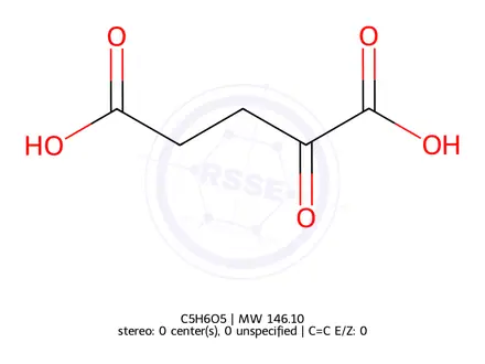 Chemical structure of Ketoglutaric Acid Impurity 3 Monomer