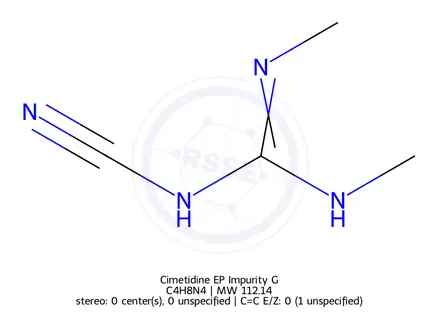 Chemical structure of Cimetidine EP Impurity G