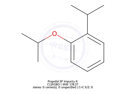 Chemical structure of Propofol EP Impurity K