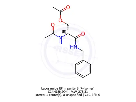 Chemical structure of Lacosamide EP Impurity B