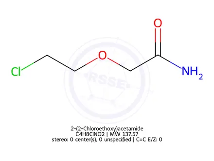 Chemical structure of 2-(2-Chloroethoxy)acetamide