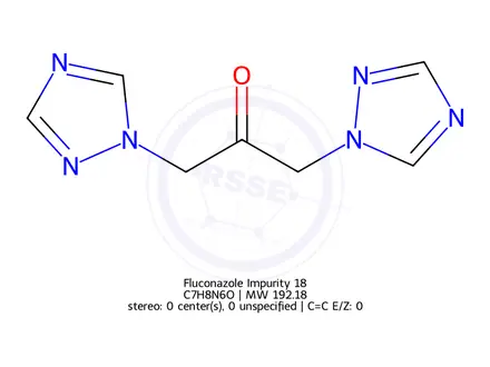 Chemical structure of Fluconazole Impurity 18