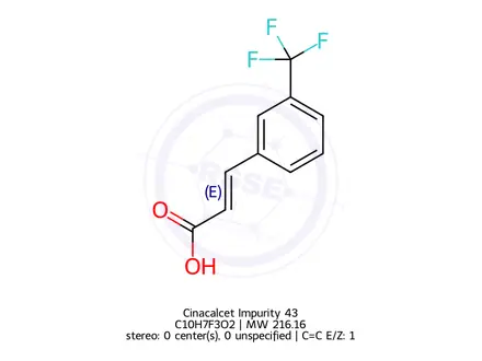 Chemical structure of Cinacalcet impurity 28