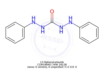 Chemical structure of 1,5-Diphenylcarbazide