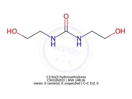 Chemical structure of 1,3-bis(2-hydroxyethyl)urea