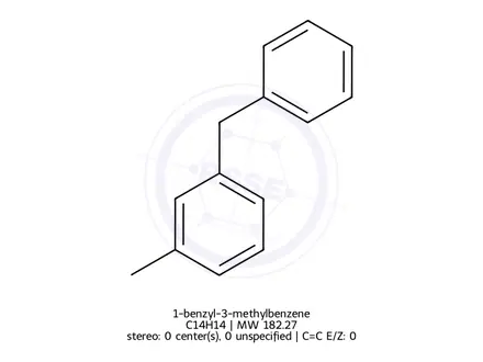 Chemical structure of 1-benzyl-3-methylbenzene