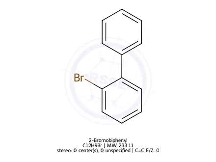 Chemical structure of 2-Bromobiphenyl
